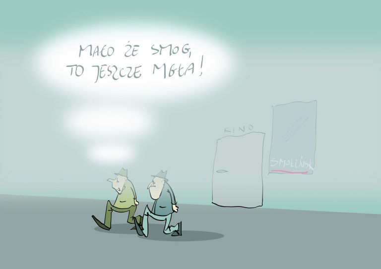 Mało że smog, to jeszcze mgła!