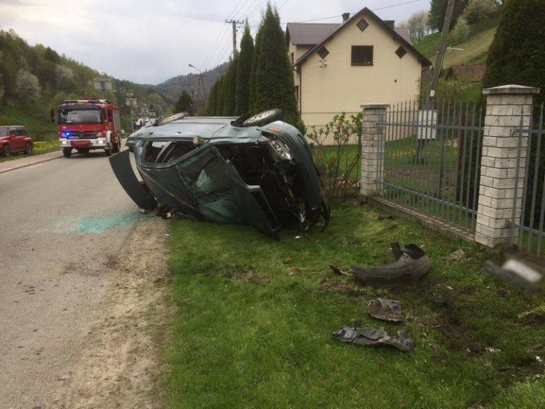 Żegiestów, Łącko: wypadkowa końcówka długiego weekendu