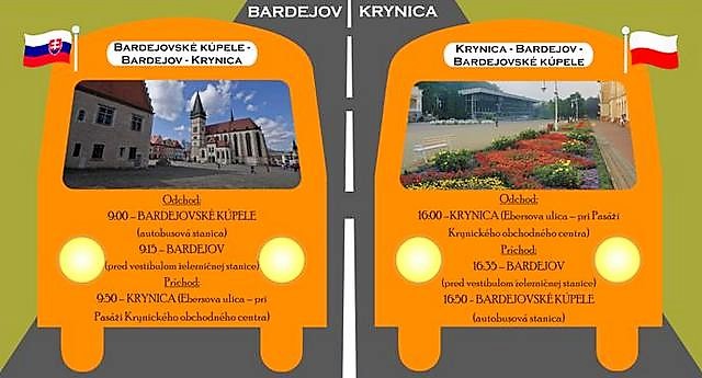 Weekendowe wakacyjne połączenie autobusowe/ Víkendové prázdninové autobusové spojenie