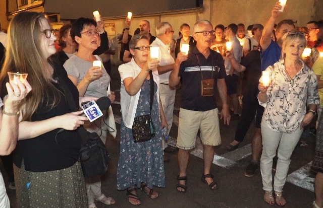 Pali nam się Polska czyli sądecki protest pod Sądem Okręgowym