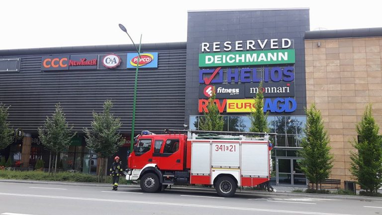 Nowy Sącz: alarm pożarowy w galerii Trzy Korony