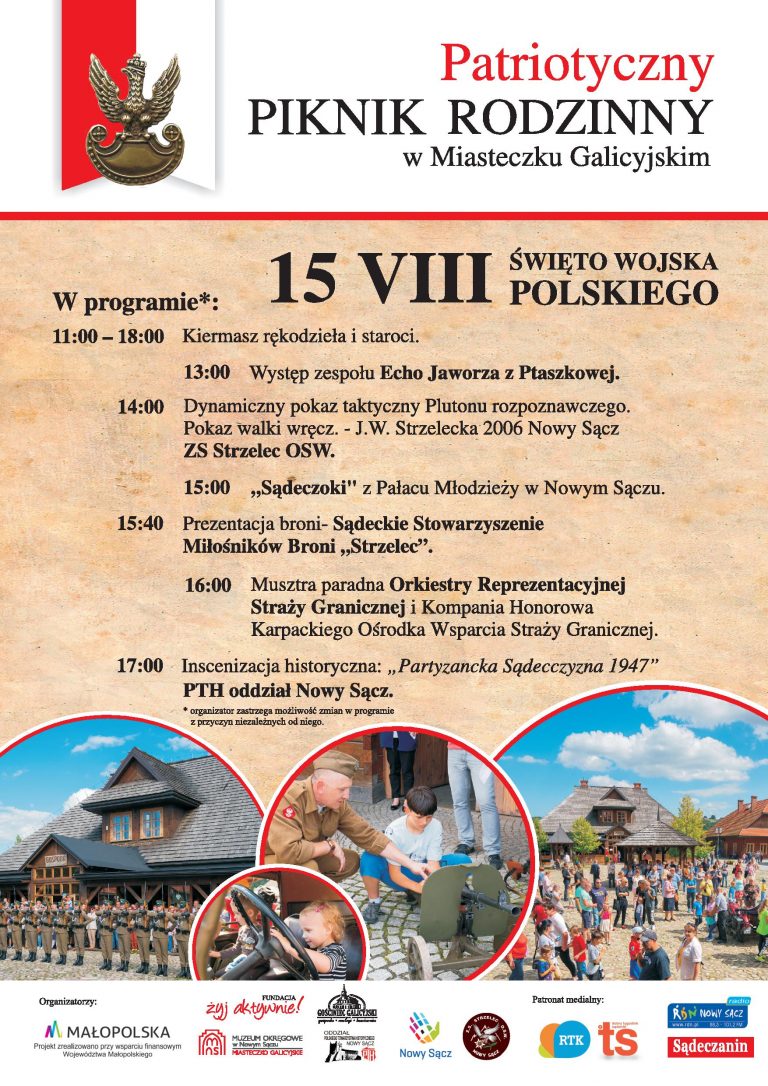Patriotyczny piknik rodzinny w Miasteczku Galicyjskim