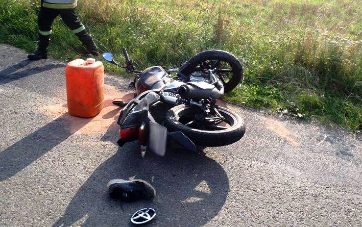 Barcice, Facimiech: wypadek. Motocyklista w szpitalu
