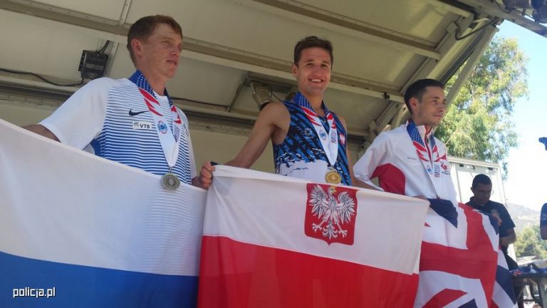 Szymon Kulka- biegający policjant z trzema złotymi medalami w Los Angeles