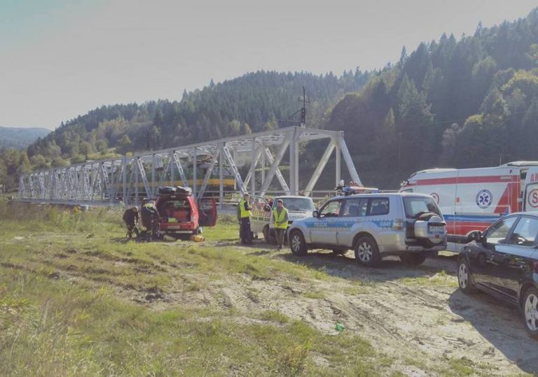 Muszyna: Mężczyzna spadł z mostu kolejowego