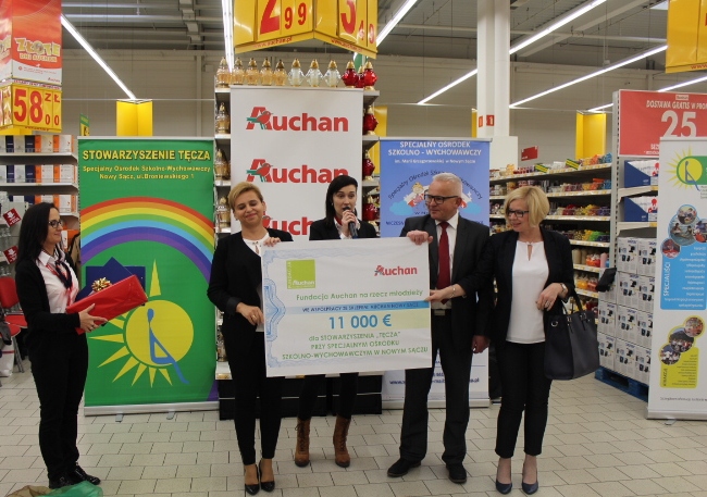 DAR FUNDACJI AUCHAN DLA SĄDECKICH DZIECIAKÓW