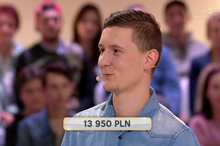 Sądeczanin Kamil Kamiński niedawno uratował komuś życie… Teraz wygrał w Kole Fortuny