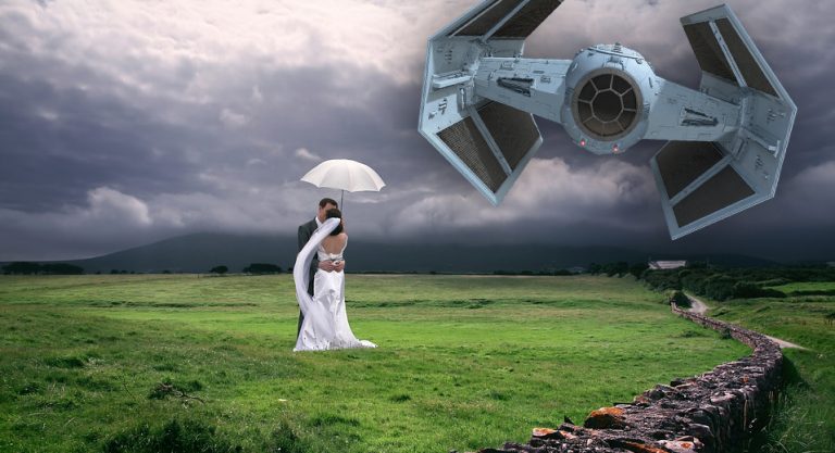 Wesele w klimacie z *Gwiezdnych Wojen*
