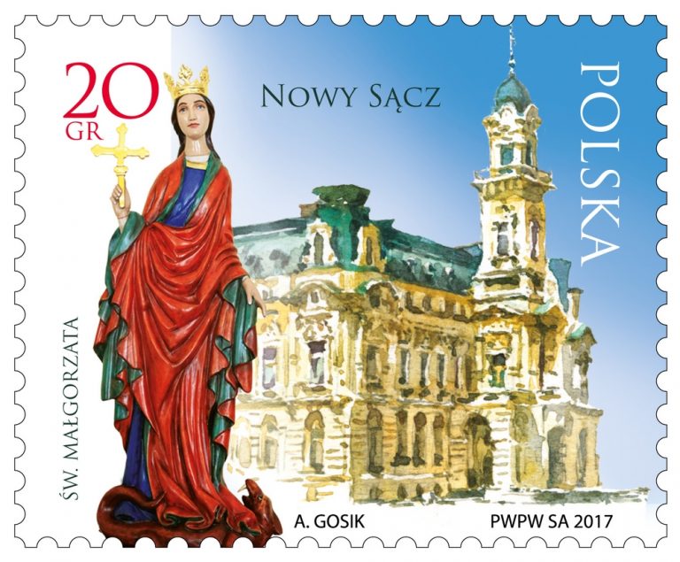 Nowy Sącz na znaczku pocztowym! Zobacz jak wygląda znaczek na 725-lecie lokacji miasta