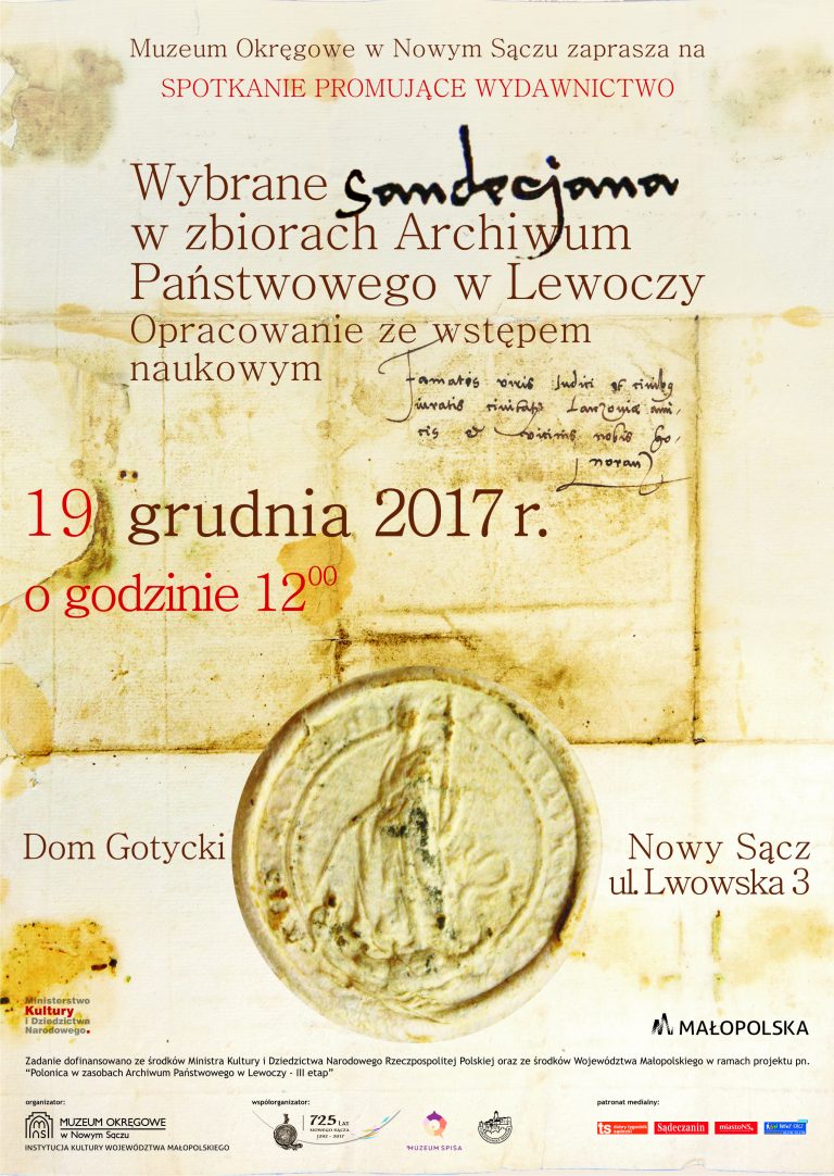 Nowy Sącz: Promocja wydawnictwa o pograniczu sądecko – spiskim