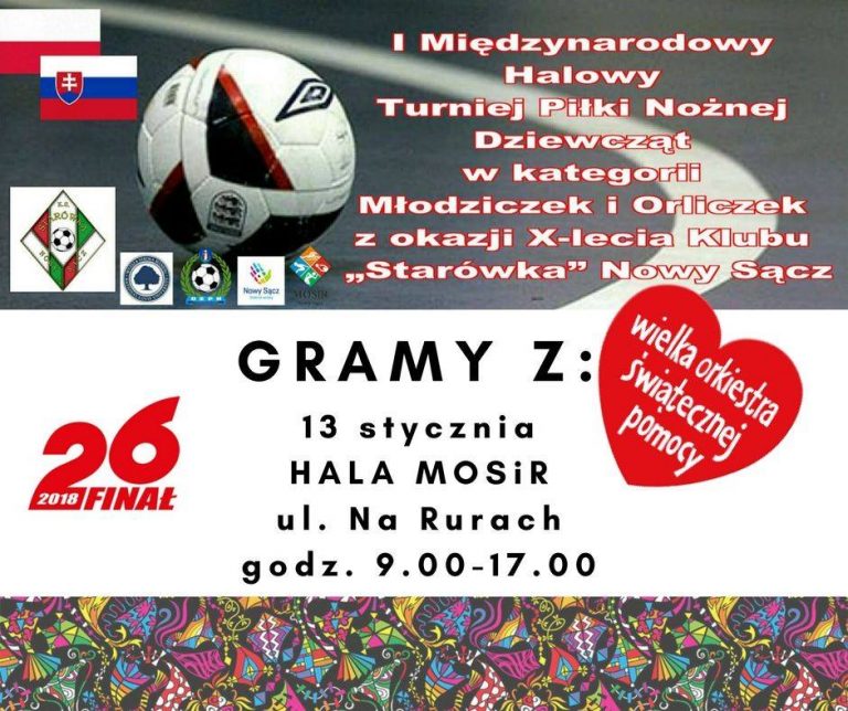 Nowy Sącz: I Międzynarodowy Halowy Turniej Piłki Nożnej Dziewcząt