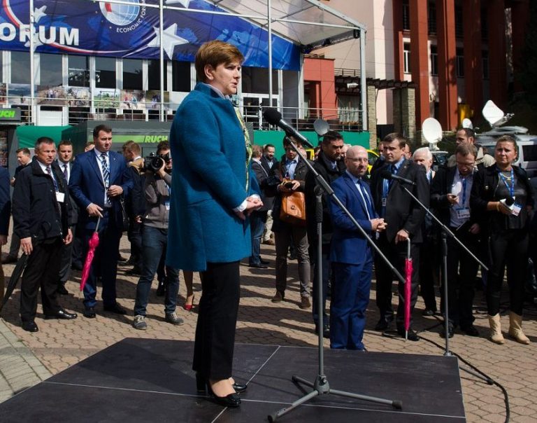 Beata Szydło spędza aktywny urlop w Krynicy – Zdroju