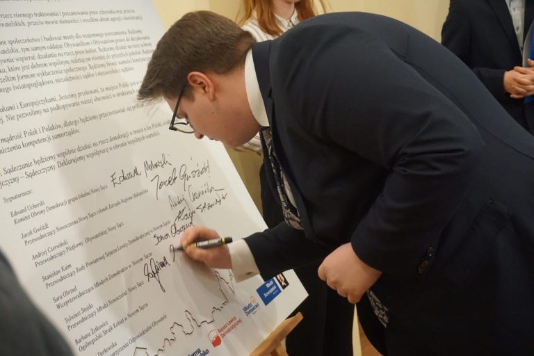 Sądecka Deklaracja Wyborcza podpisana