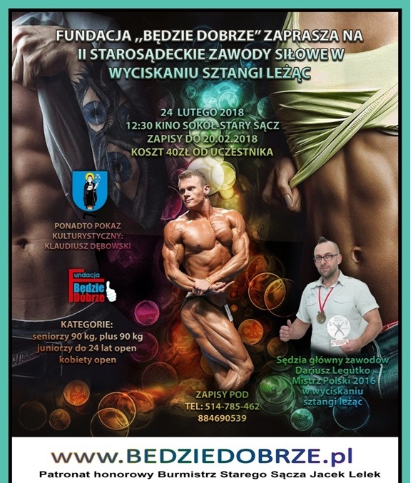 Czujesz się siłaczem? Zapisz się na zawody w wyciskaniu sztangi!