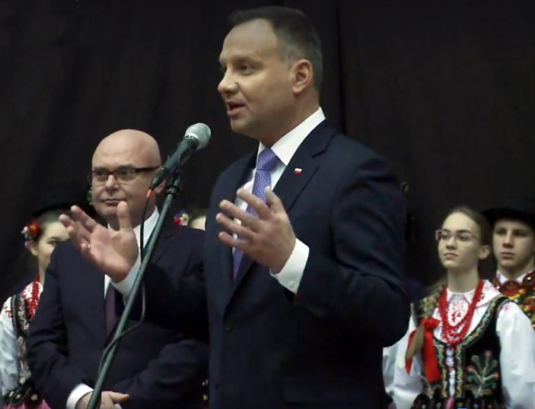 Prezydent Andrzej Duda w w Nowym Sączu
