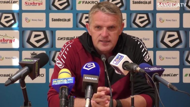 Trener Sandecji po 15-stej przegranej: Wszyscy tu tego oczekiwali