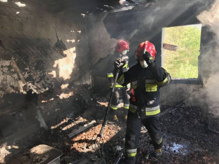 Witowice Dolne: ogień zabrał kolejne życie. Sprawę badał prokurator oraz biegły do spraw pożarnictwa