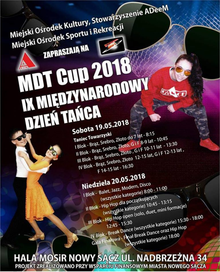 MDT CUP 2018 –  IX Międzynarodowy Dzień Tańca