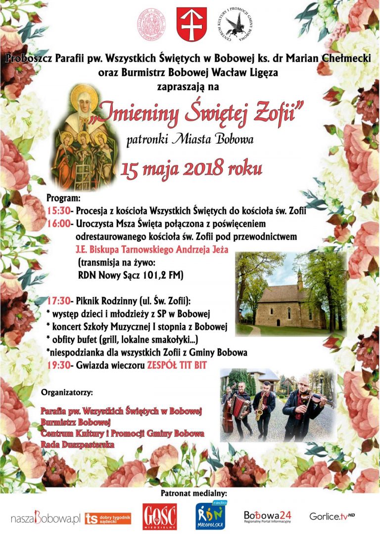 Bobowa: imieniny Świętej Zofii