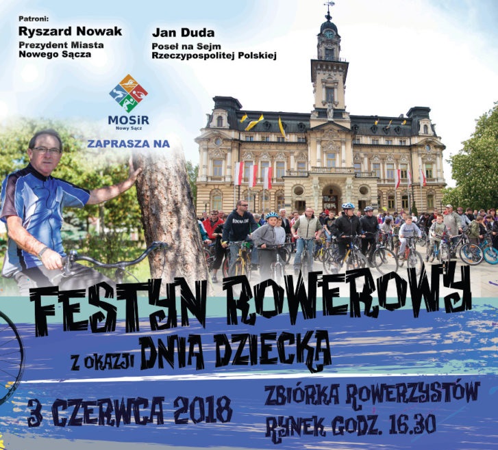 Dzień Dziecka w Nowym Sączu? Na rowerowo!