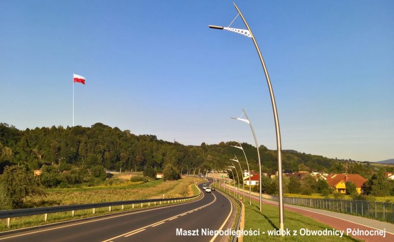 Nowy Sącz: nad rondem Jana Pawła II stanie konstrukcja wyższa niż wieża Bazyliki św. Małgorzaty