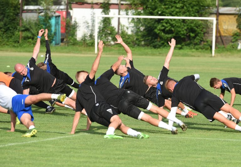 Pierwszy trening Sandecji. Był tłok