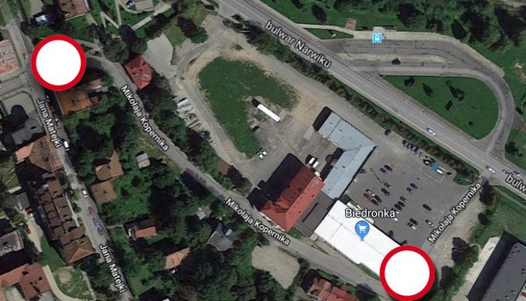 Nowy Sącz: UWAGA! Od poniedziałku łącznik ul. Matejki i Bulwaru Narwiku będzie zamknięty!