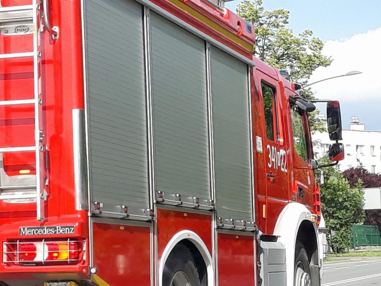 Czterolatek wykorzystał moment i wyszedł sam z domu. W akcji policja i strażacy