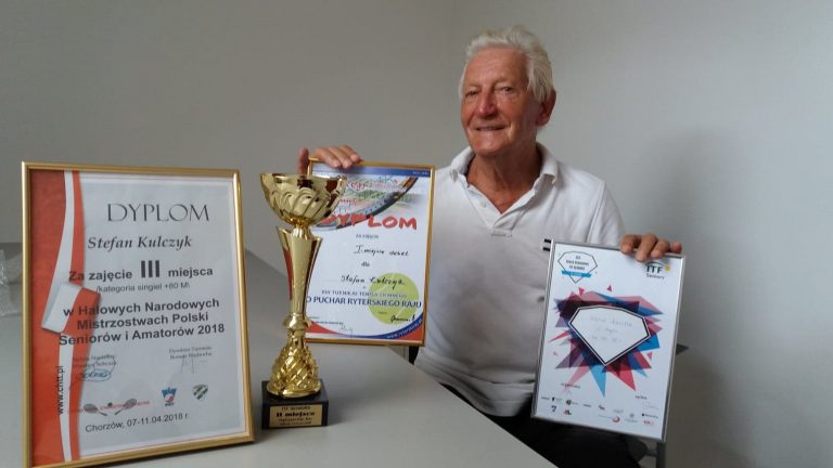 83-letni tenisista ziemny z Nowego Sącza zadziwia! „Jestem w formie”
