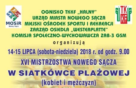 Zagrają w siatkówkę plażową. Zgłoś się i Ty!