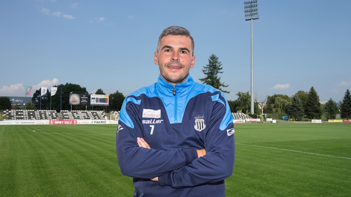 Były trener Sandecji w czwartej lidze
