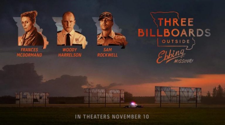 ROZDAJEMY BILETY! „Trzy billboardy za Ebbing, Missouri” w KINIE SOKÓŁ