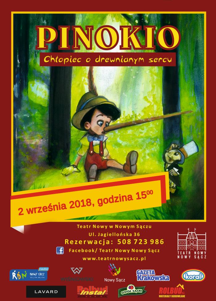 Pinokio – spektakl w Teatrze Nowym!