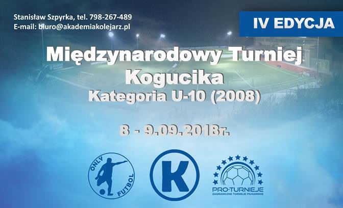 Kolejarz Stróże zagra z Legią Warszawa na Turnieju Kogucika!
