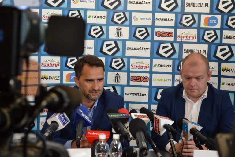 Trener Sandecji po wygranej z GKS: „Tempo było porywające”