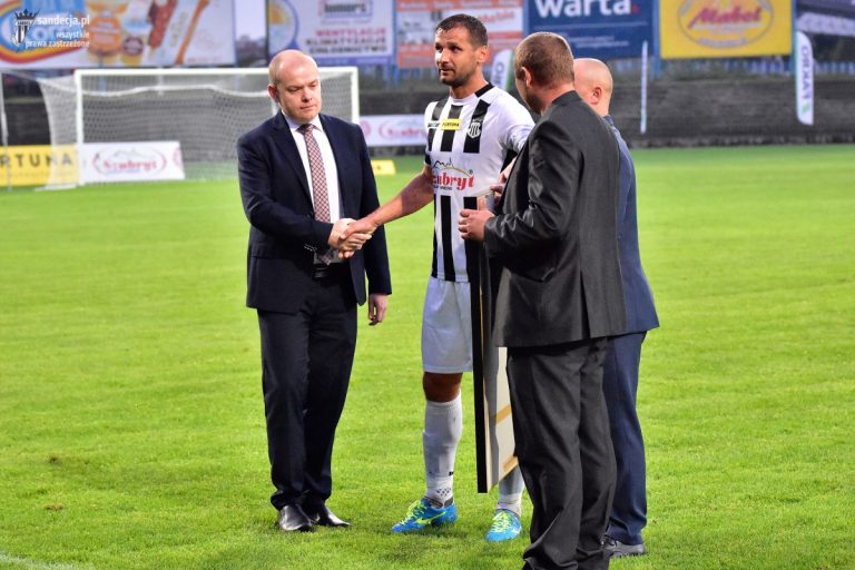 Grzegorz Baran rozegrał 100. mecz w barwach Sandecji. „Nadzieja na kolejną setkę”