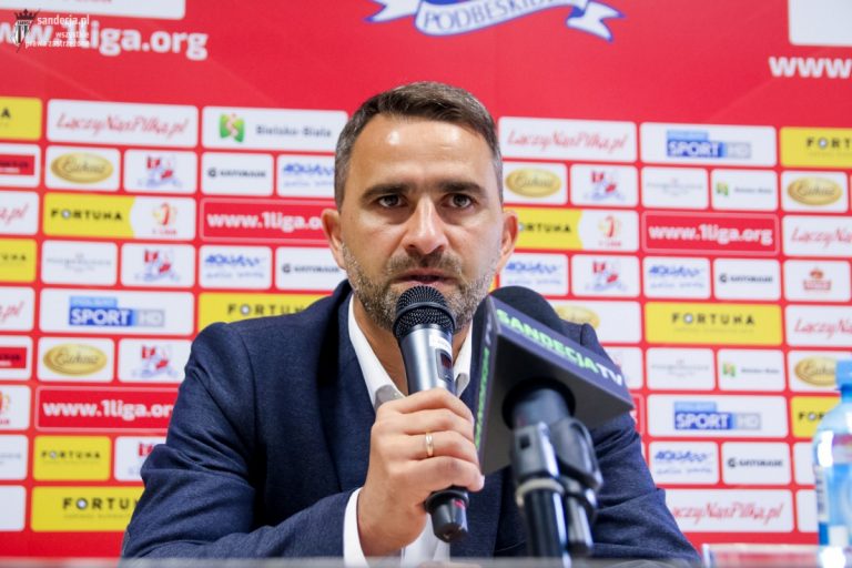 Trener Sandecji komentuje: „Z tego jestem zadowolony przede wszystkim”