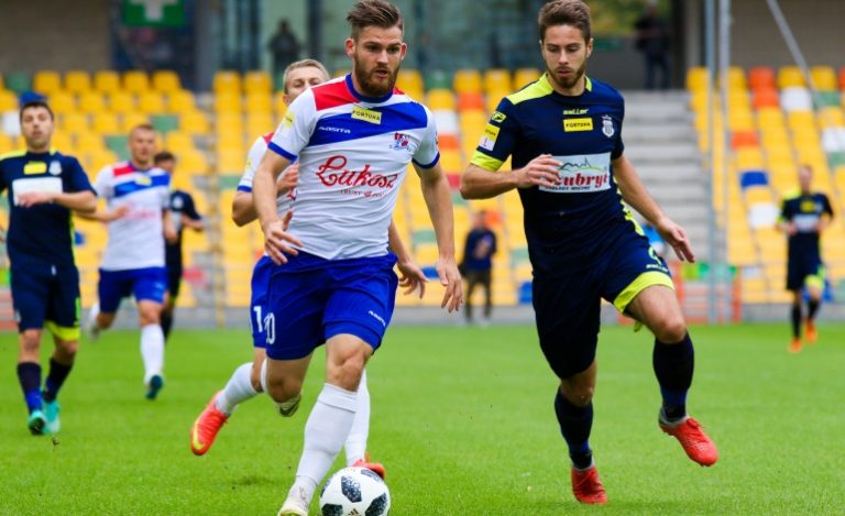 Maciej Korzym wrócił do jedenastki Sandecji i uratował punkt