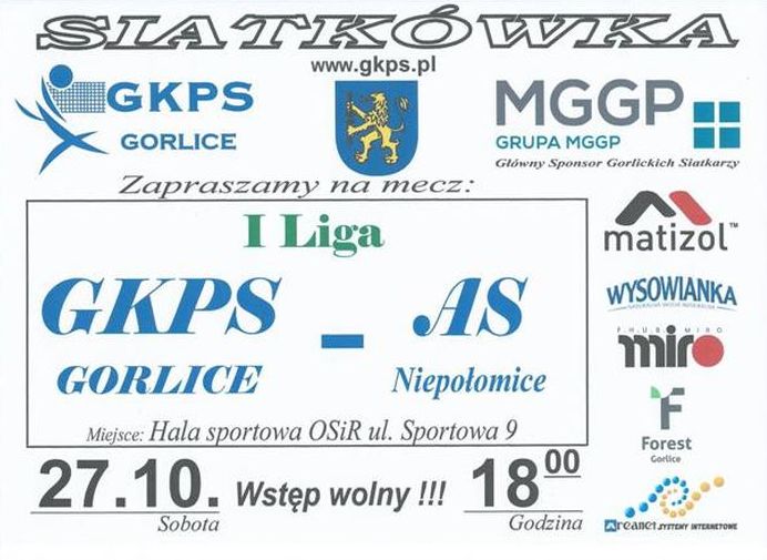 1. liga w Gorlicach! GKPS podejmie zespół z Niepołomic
