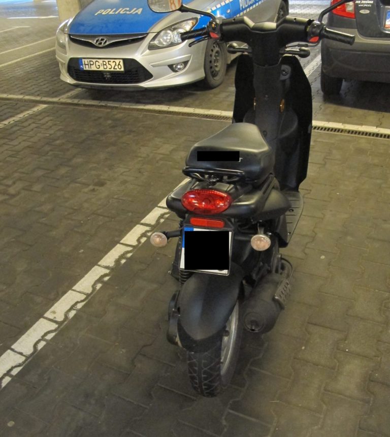Chciał przetestować skuter przed zakupem. Wsiadł na pojazd i już nie wrócił