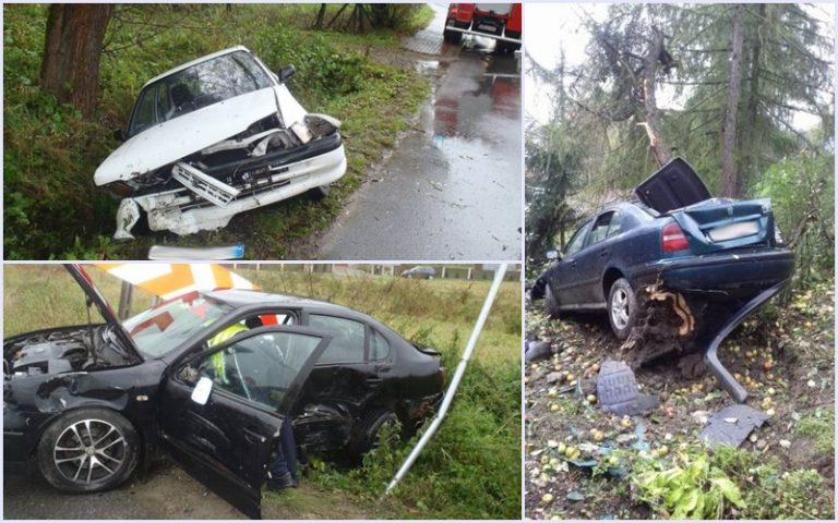 Kiepski dzień na sądeckich drogach. Kierowco, noga z gazu!
