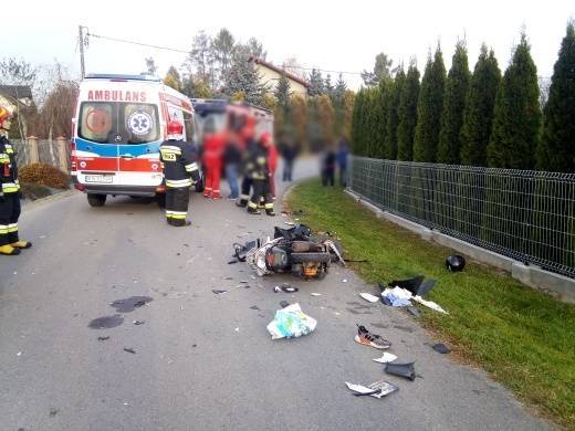 Niebezpiecznie w Świniarsku. Jedna osoba w szpitalu