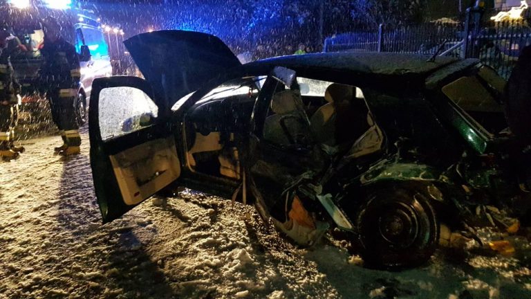 Kamionka Wielka: trudna akcja ratunkowa w śnieżycy. Pięć osób rannych