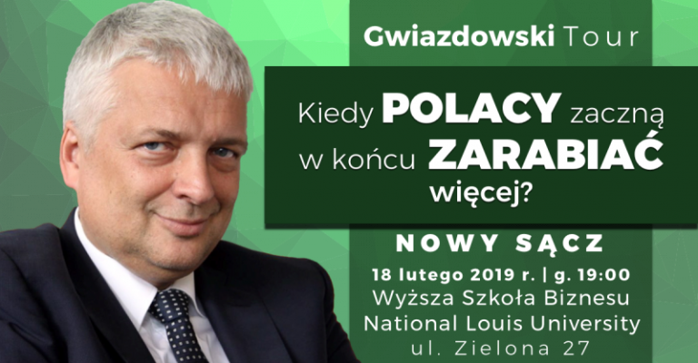 Kiedy Polacy zaczną w końcu zarabiać więcej? Odpowiedź zna Robert Gwiazdowski