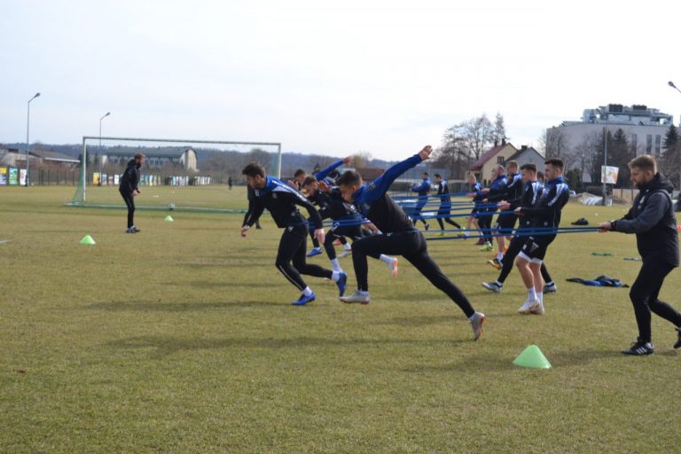 Czwartkowy trening Sandecji przy Kilińskiego [Zdjęcia]