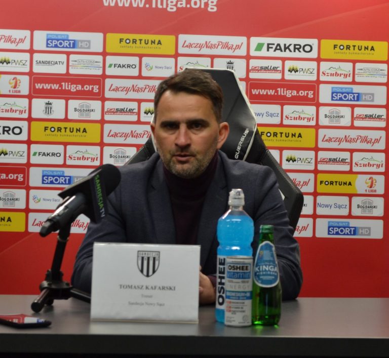 Trener Sandecji po zwycięstwie nad Wartą: „Wierzę, że to przełom!”