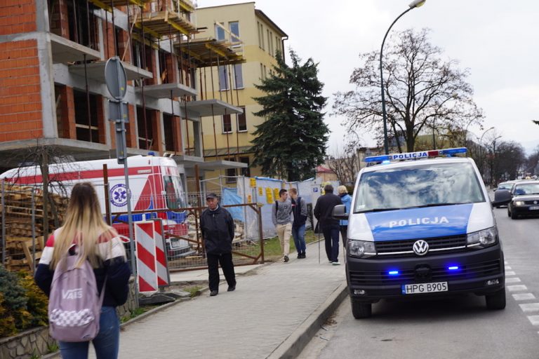 Nowy Sącz, Al. Wolności: tragedia na budowie. Nie żyje mężczyzna