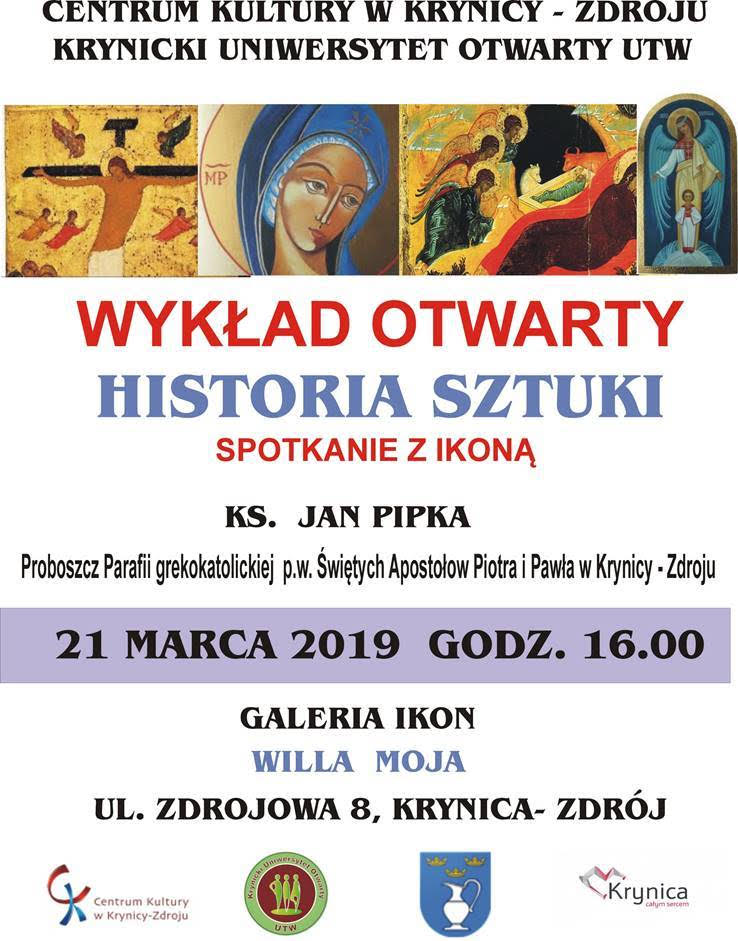Krynica Zdrój, 21 marca: wykład otwarty „spotkanie z ikoną”…