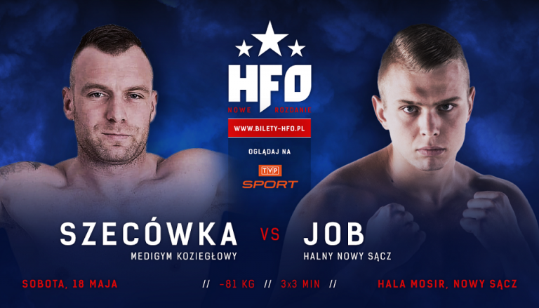 HFO Nowe Rozdanie: Norbert Job vs. Łukasz Szecówka – już 18 maja gala w Nowym Sączu!