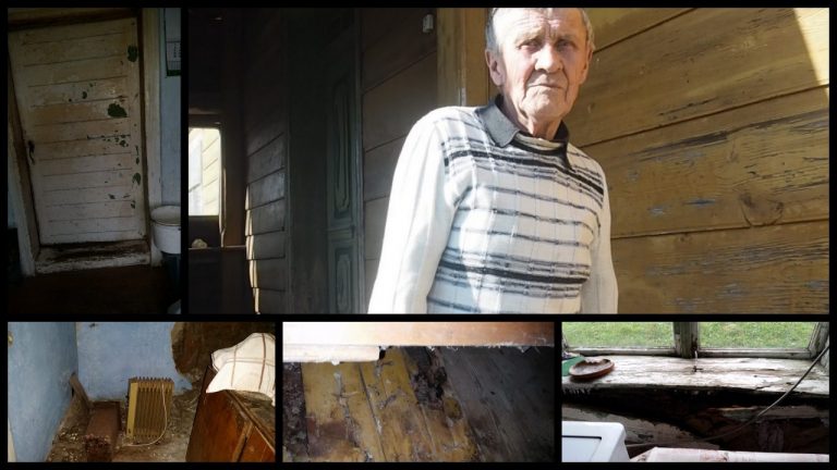 Godne życie pana Mariana w naszych rękach. 73-latek mieszka w dramatycznych warunkach [zdjęcia]